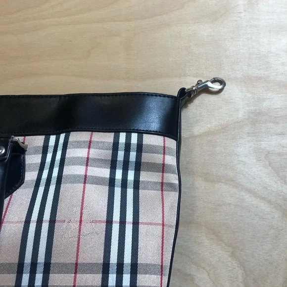 Burberry London Canvas Tote Bag 16inX12.5in - Picture 4 of 14